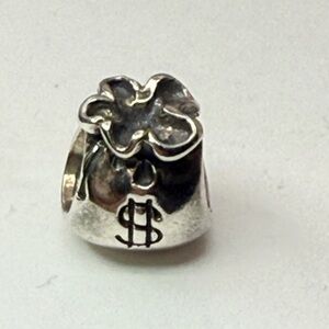 Pandora Money Bag Charm 925 ALE Threaded